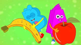 Apples and Banana Song for Kids Nursery Rhymes And Baby Songs [upl. by Farris]