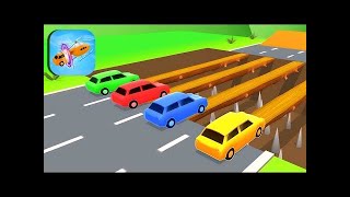 Double Flatbed Trailer Truck vs Speedbumps Train vs Cars BeamngDrive  Flatbed Trailer [upl. by Lorelie]