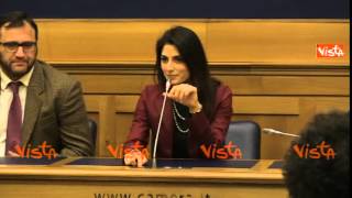 VIRGINIA RAGGI CANDIDATA M5S A SINDACO DI ROMA [upl. by Eicyaj]