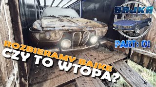 BMW 2000CA  BAJKA  rozbieramy do gołej karoserii BMW E120 by Envis Works  Part 1 [upl. by Cullie]