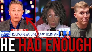 Chris Cuomo SHUTS DOWN Race Hustler Maxine Waters Over Kamala Loss [upl. by Luckett]