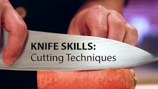 Knife Skills Cutting Techniques [upl. by Ilse]