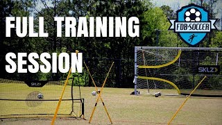 FULL SESSION Finishing technique agility and speed  FDB SOCCER [upl. by Harrus555]