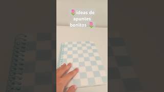 ideas de apuntes bonitos para tu cuaderno facil🌷 [upl. by Ahsiea]