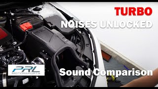 PRL High Volume Intake for the TYPE R  S install  Stock vs Spoon vs PRL Sound Comparison  FL5 DE5 [upl. by Blain]