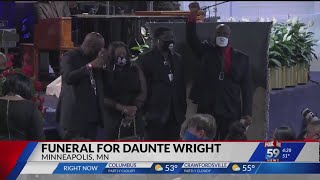 Funeral held for Daunte Wright in Minneapolis [upl. by Aelram]