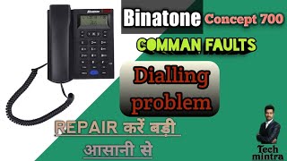 Binatone concept 700 repairing binatone phone faults [upl. by Alyar]