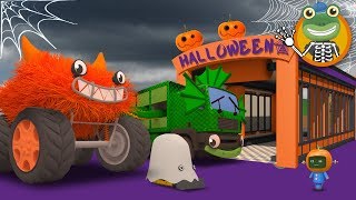 Big Spooky Trucks at Geckos Garage  Halloween Special [upl. by Siro]