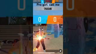 Pro girl call me noob🥀freefire​ shorts​ foryou​ youtuberlife 1vs1 treandingff [upl. by Oiuqise]