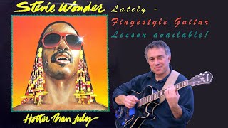 Lately Stevie Wonder Fingerstyle Guitar Arrangement Jake Reichbart [upl. by Sosanna]