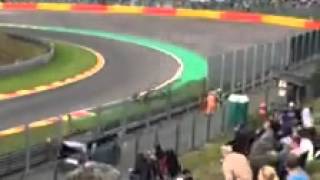 Pastor Maldonado Crashing in Spa FP2 2014 [upl. by Nnaeinahpets126]