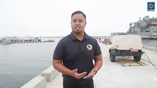 Patrick Vu on what it takes for NAVFAC Southwest to build NIWCs Pier in Point Loma San Diego [upl. by Iniretake]