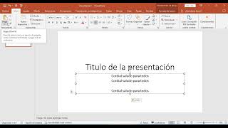 Botones de comando del grupo portapapeles y diapositiva PowerPoint 2016 [upl. by Bernadene]