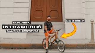 RENT A BIKE FOR ONLY P100 IN INTRAMUROS MANILA BAMBIKE ECOTOURS [upl. by Warfore496]