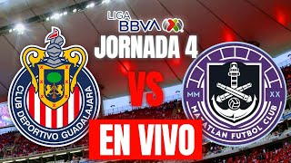 CHIVAS VS MAZATLAN FC EN VIVO JORNADA 4 LIGA MX APERTURA 2024 [upl. by Orofselet]