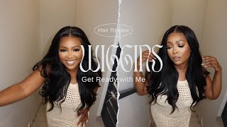 Get ready with me as i install this 22inch Ready To Go Body Wave 7x4 Lace Closure Wig  Wiggins Hair [upl. by Dorej]