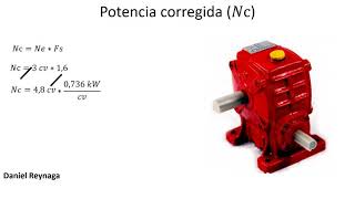 Caja Reductora de velocidad  Cálculo y Selección de grupo motriz Reductor [upl. by Reeba311]