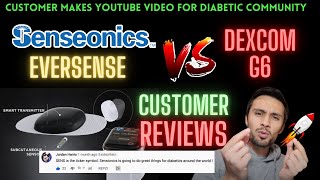 Diabetic Customer talks SENSEONICS vs Dexcom SENS Eversense CGM product SENS stock SENS news [upl. by Atwahs320]