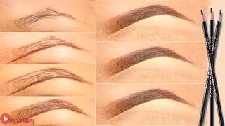 How To Draw Natural Eyebrows in 6 simple steps [upl. by Hortensia453]