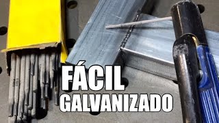 TRUCOS cómo SOLDAR GALVANIZADO con ELECTRODO REVESTIDO [upl. by Goldfinch]