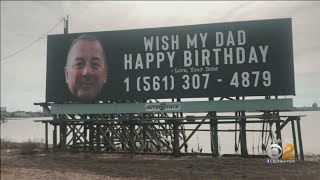 Sons Prank NJ Dad With Birthday Billboard [upl. by Aelat469]