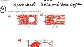 Sets and Venn diagramWorksheet Save my exams 2 questions sets venndiagram howtosolve maths [upl. by Dick]