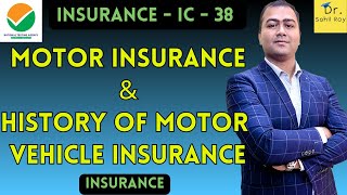 Motor Insurance  History Of Motor Vehicle Insurance  Dr Sahil Roy [upl. by Aihsal]