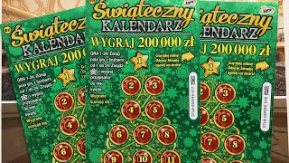 ⭐️ŚWIĄTECZNY KALENDARZ🎄premiera zdrapki lotto [upl. by Norak]