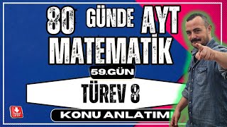 🟥 TÜREV 8 ✅ Bileşke Fonksiyon Türevi  80 Günde AYT Matematik  AYT Matematik Kampı [upl. by Llebpmac]