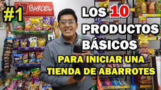 Con cuáles productos puedo iniciar una tienda de abarrotes [upl. by Aneloaup521]