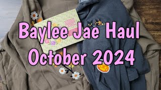 Baylee Jae Haul  October 2024 [upl. by Ycam]