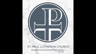 Saint Paul Evangelical Lutheran  March 28 2024 Maundy Thursday Service [upl. by Yahsram]