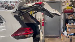 Reset or quotrecalibratequot your Nissan Rogue rear tailgate or hatch [upl. by Roda]