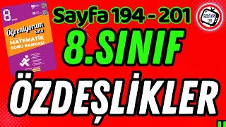 8Sınıf Özdeşlikler Matsev Öğreniyorum Serisi Sayfa 194201 [upl. by Daron]