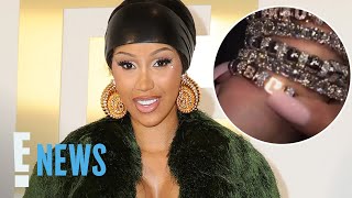 Why Fans Think Cardi B May Have REVEALED the name of Her Third Baby with Offset  E News [upl. by Tartan157]