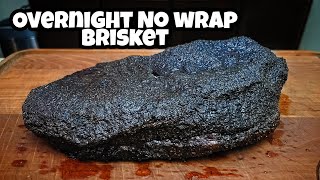 Overnight No Wrap Brisket  Pellet Smoker Brisket Recipe  Smokin Joes Pit BBQ [upl. by Wilscam]