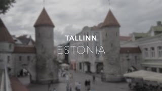 Virtual Tour Talllinn Estonia walk in 4K [upl. by Signe]