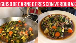 quotGuisado de Carne de Res con Verduras Jugoso y Sabrosoquot [upl. by Tartan]