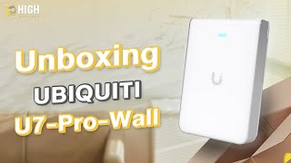 แกะกล่อง  Ubiquiti U7ProWall [upl. by Licec504]