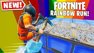 The ULTIMATE Fortnite RAINBOW SLIDE DEATHRUN Map Fortnite Creative Mode [upl. by Suzann553]