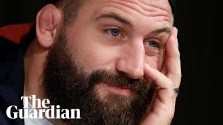 Joe Marler v the press England prop jokes with media [upl. by Buller525]