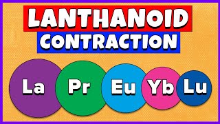 Lanthanoid Contraction  Causes of Lanthanide Contraction  Class 12 [upl. by Kosse]