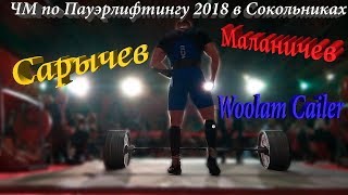 Сарычев и Маланичев в Сокольниках на соревнованиях по пауэрлифтингу 2018 год [upl. by Hewart889]