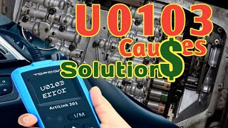 U0103 error code  loss communication with gear shift control module and quickest fix allcars [upl. by Meehyrb]