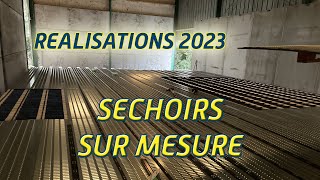 Séchoirs sur mesure nos réalisations 2023 [upl. by Arremat]