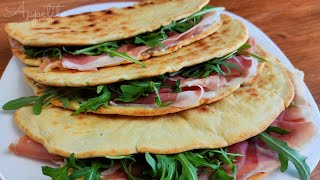 Piadina Recipe  Italian flatbread [upl. by Omik]