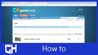 Buying a Game on GameHouse [upl. by Eniagrom875]