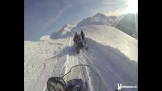 Un pomeriggio in motoslitta  Ski Doo Trepalle  Passo Eira  valtellina in moto [upl. by Euton]