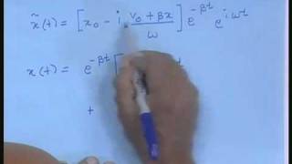 Lecture  3 Damped Oscillator  II [upl. by Dorrahs]