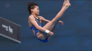 Quan Hongchan CHN  10m platform  Womens Diving Championships [upl. by Ahcmis]